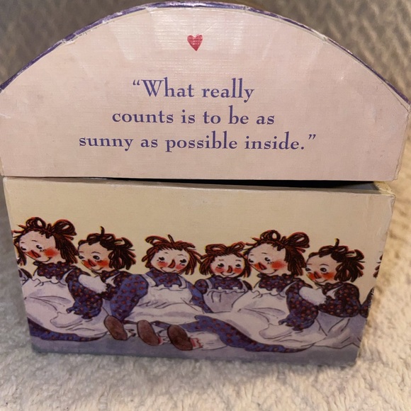 Vintage Raggedy Ann- Jewelry box- Music box- (1969) Simone&Schuster - Picture 6 of 8
